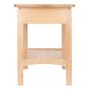 Claire Nightstand Accent Table Natural