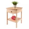 Claire Nightstand Accent Table Natural