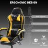 Ergonomic Gaming Chair for Adults, Comfortable Computer Chair for Heavy People, Adjustable Height Office Desk Chair with Wheels